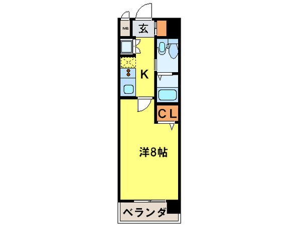 ﾋﾟｭｱﾄﾞ-ﾑｱ-ﾄﾌﾙ平尾(302)の物件間取画像